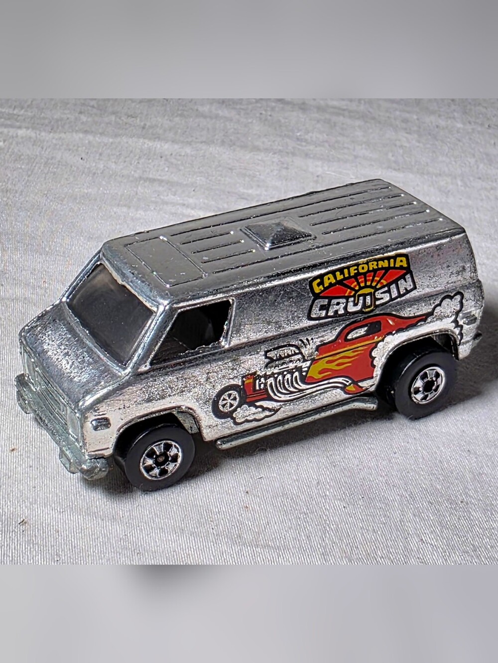 Hot Wheels vintage 70s Blackwall 1978 California Cruisin Super Van Chrome Finish